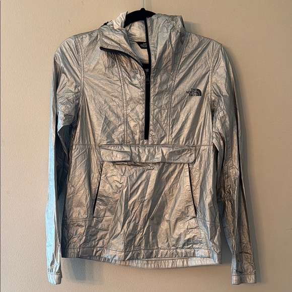 The North Face Jackets & Blazers - The North Face Shimmering Silver Windbreaker